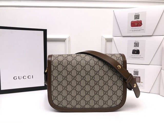 Gucci經典款女包 602204 古馳1955 Horsebit Bag 經典馬銜扣 Gucci爆款女士單肩斜挎包  gqy3914